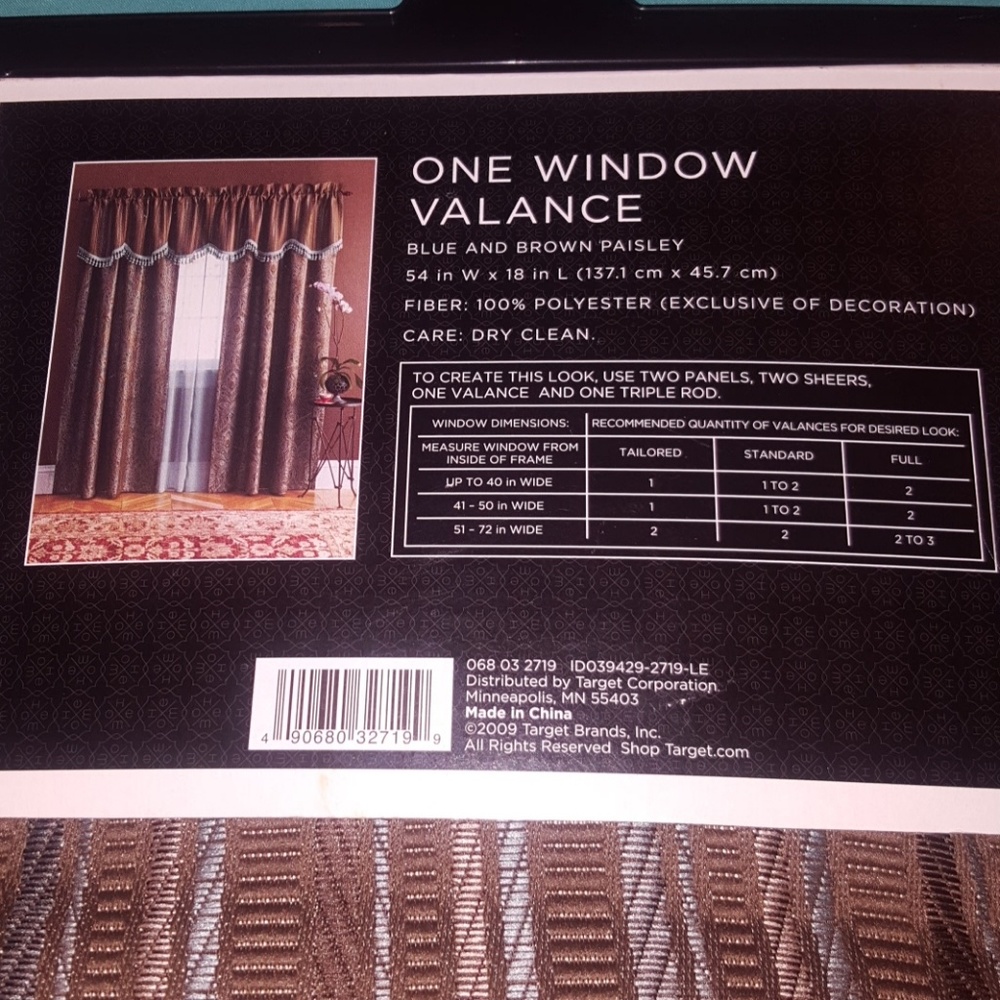 One Window Valance - Picture 2 of 8